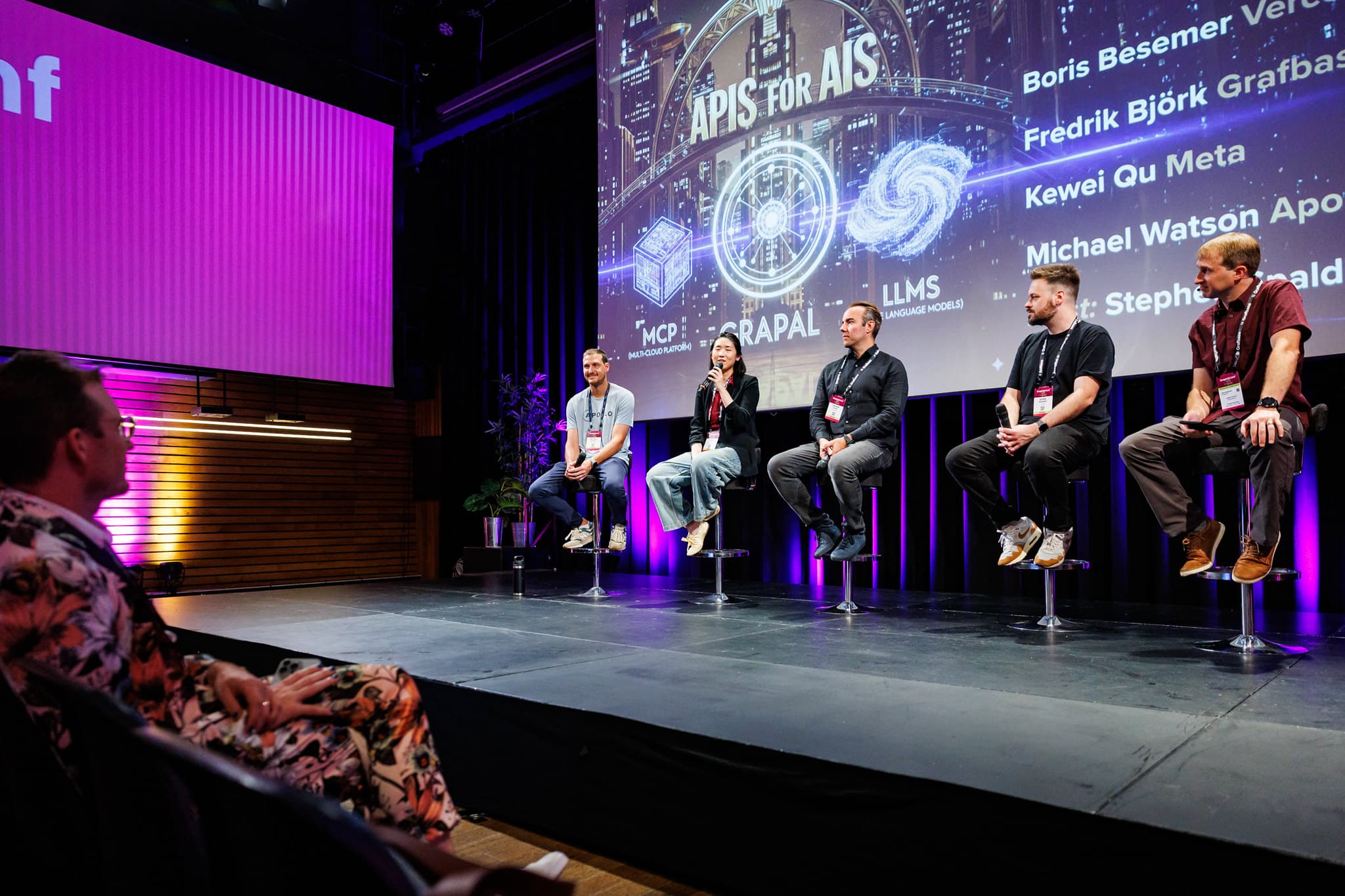 five speakers at GraphQLConf 2025